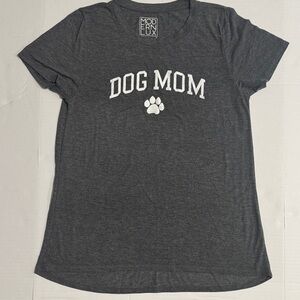 Modern Lux Charcoal Dog Mom Tee